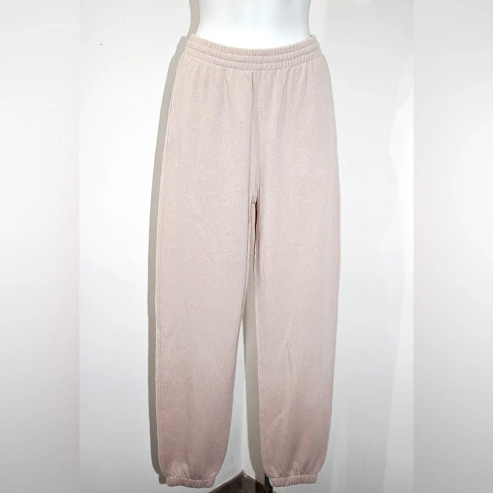 Naked Cashmere Sand 100% Cashmere Jogger Pants NWT Small Luxury Lounge $295 - Picture 2 of 6